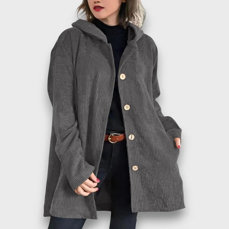 Corvianne – Lässige Kapuzenjacke