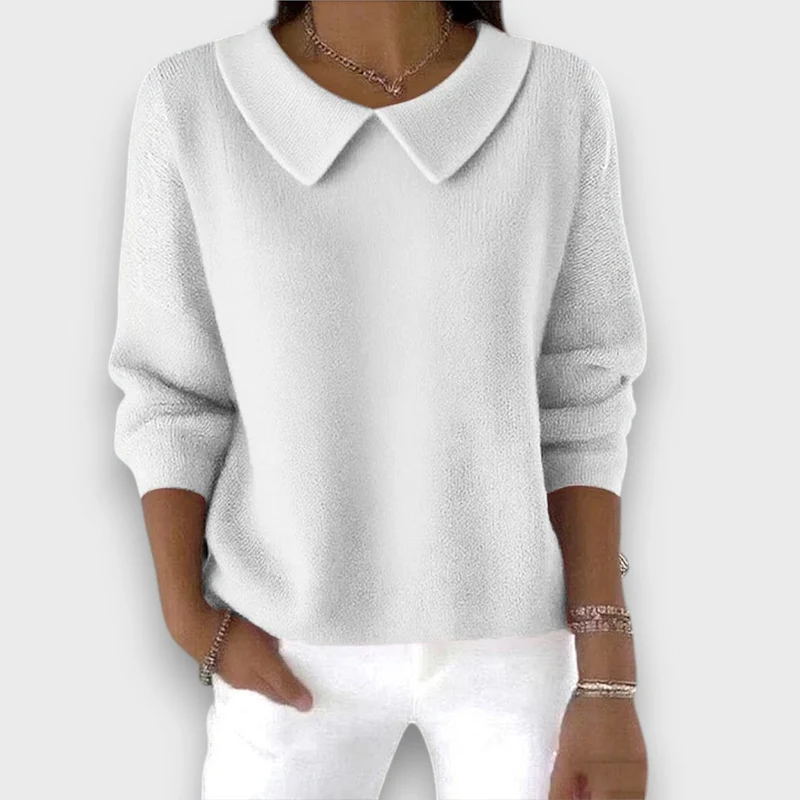 Lynora – Pullover mit Kragendetail