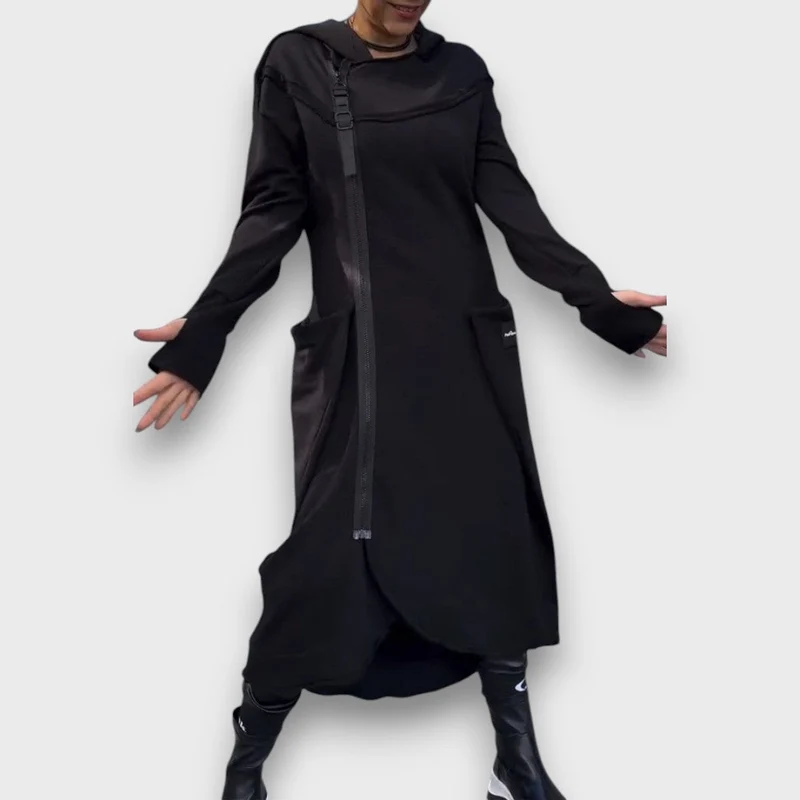 Darlina – Sweaterkleid mit Kapuze