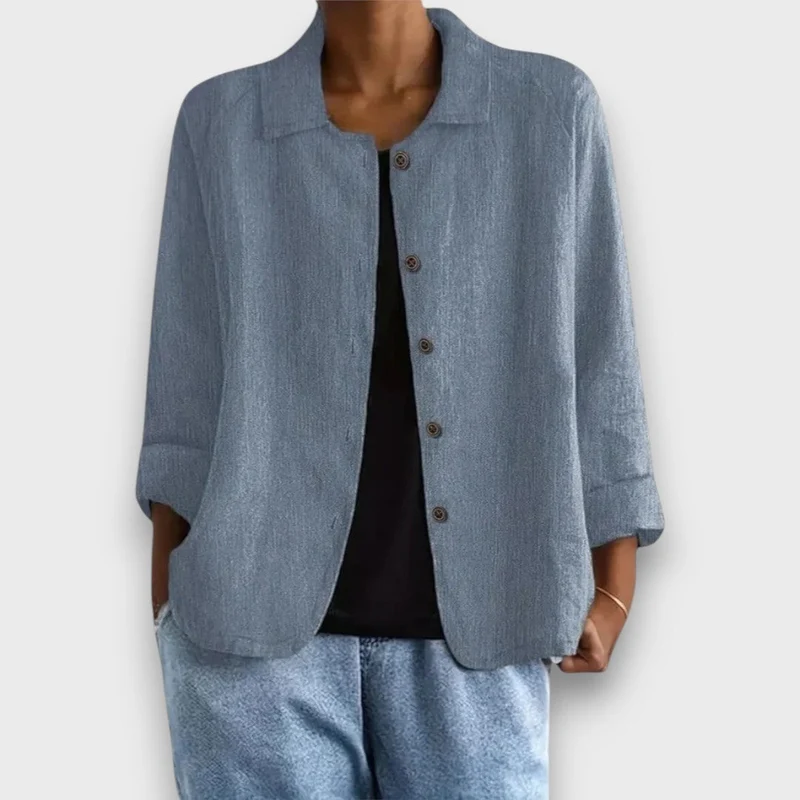 Silviane – Legere Jacke mit Knopfleiste