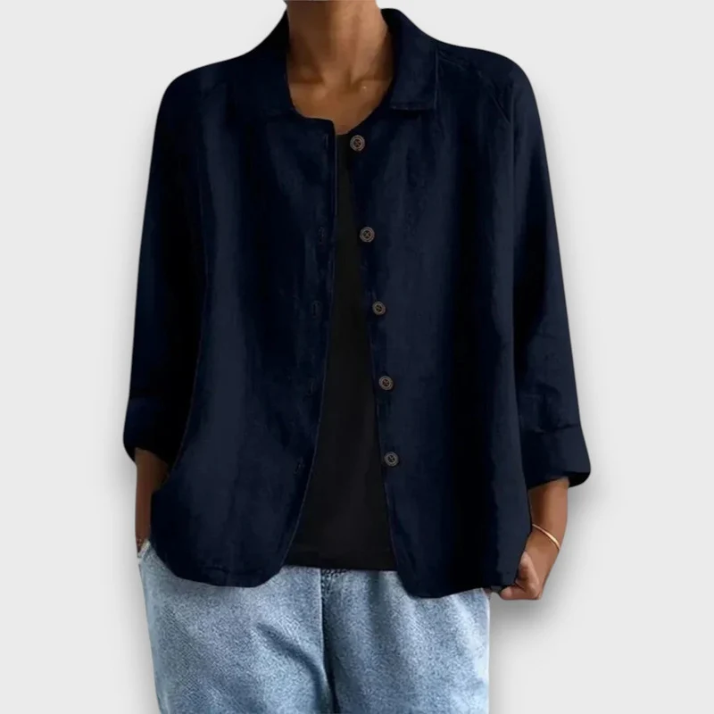Silviane – Legere Jacke mit Knopfleiste