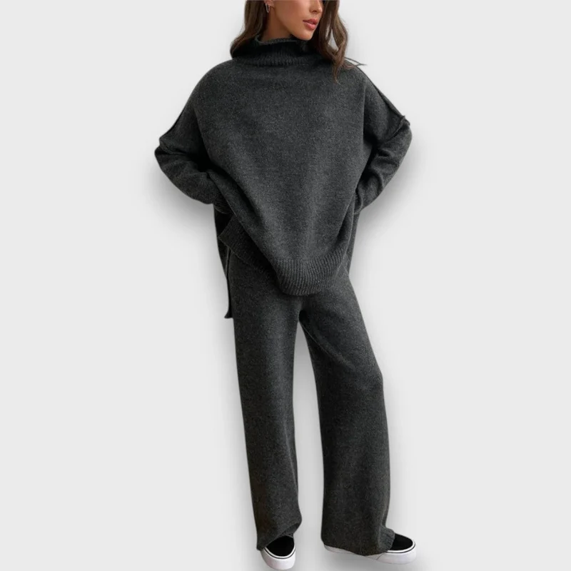 Gevanna – Zweiteiliges Strickset mit Rollkragen