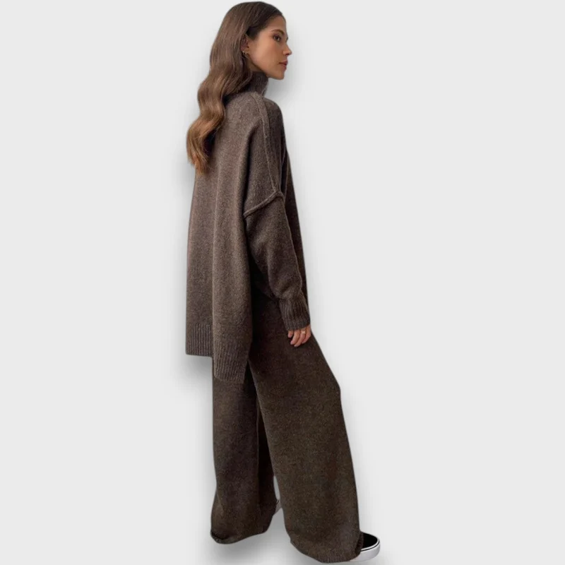 Gevanna – Zweiteiliges Strickset mit Rollkragen