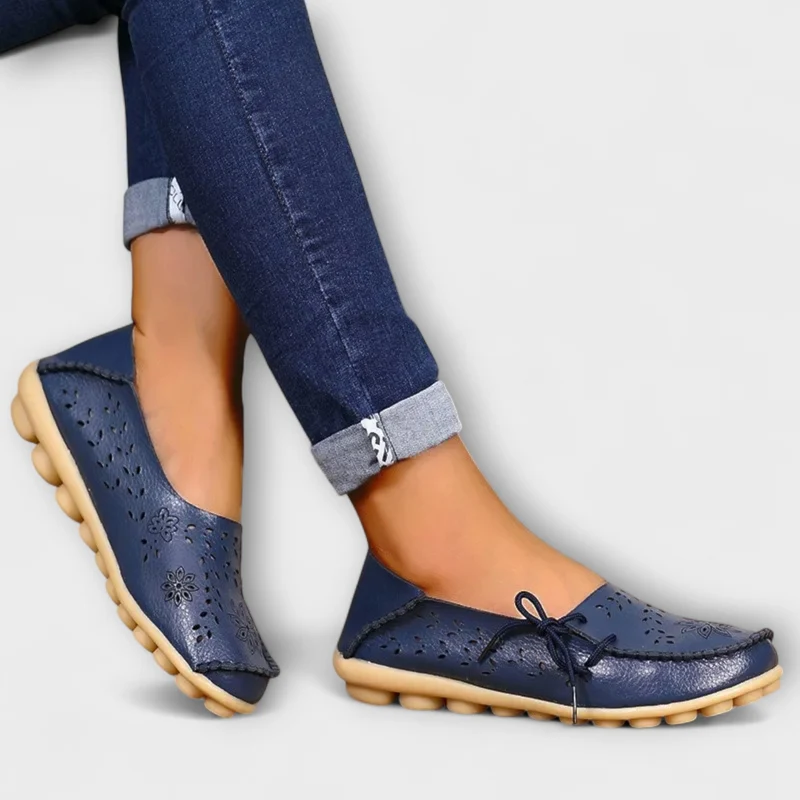 Soera – Slip-On Flats aus Echtleder