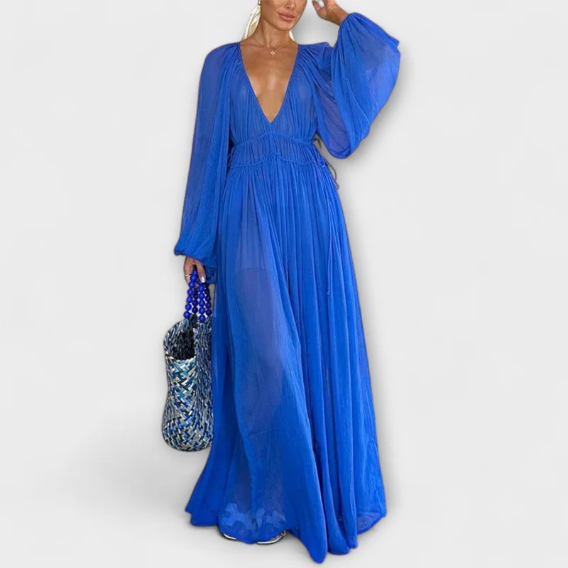 Marienna – Maxikleid mit kunstvollem Faltenfall
