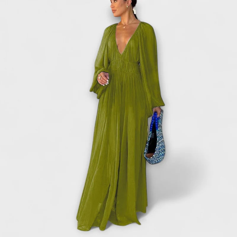 Marienna – Maxikleid mit kunstvollem Faltenfall