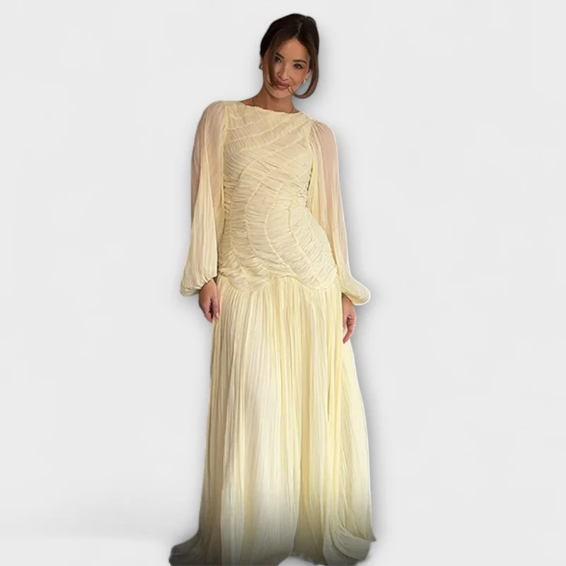 Marienna – Maxikleid mit kunstvollem Faltenfall