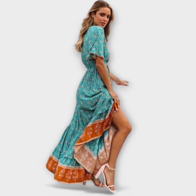 Talitha – Maxikleid mit folkloristischem Charme