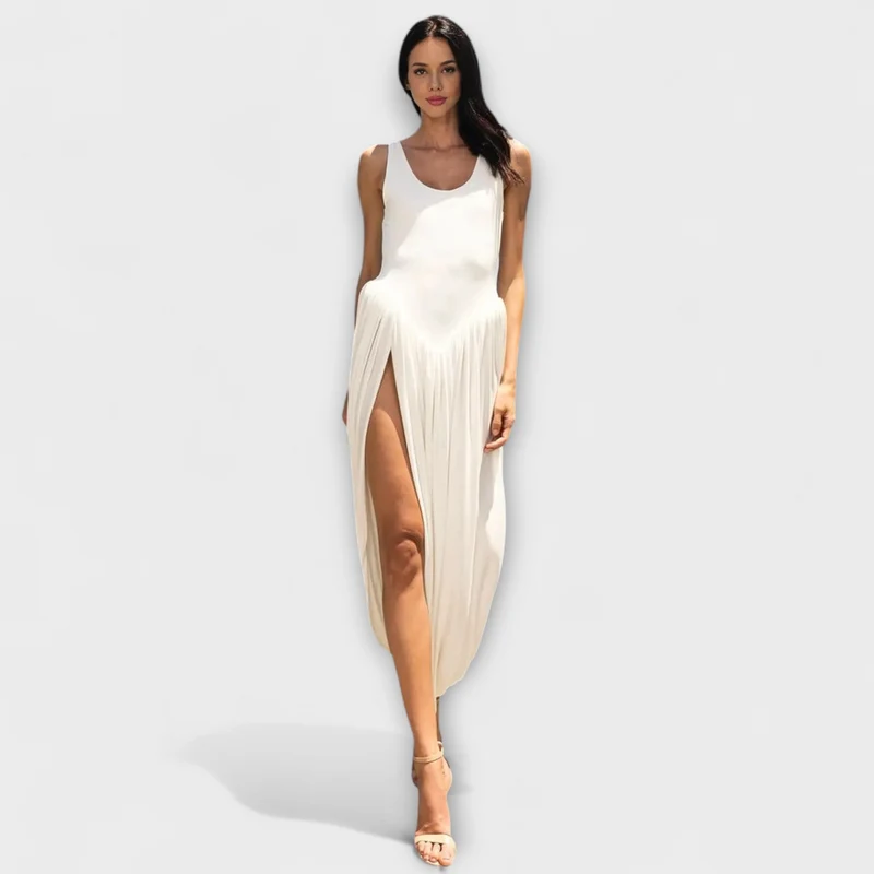Lyvianne – Maxikleid mit drapierter Silhouette