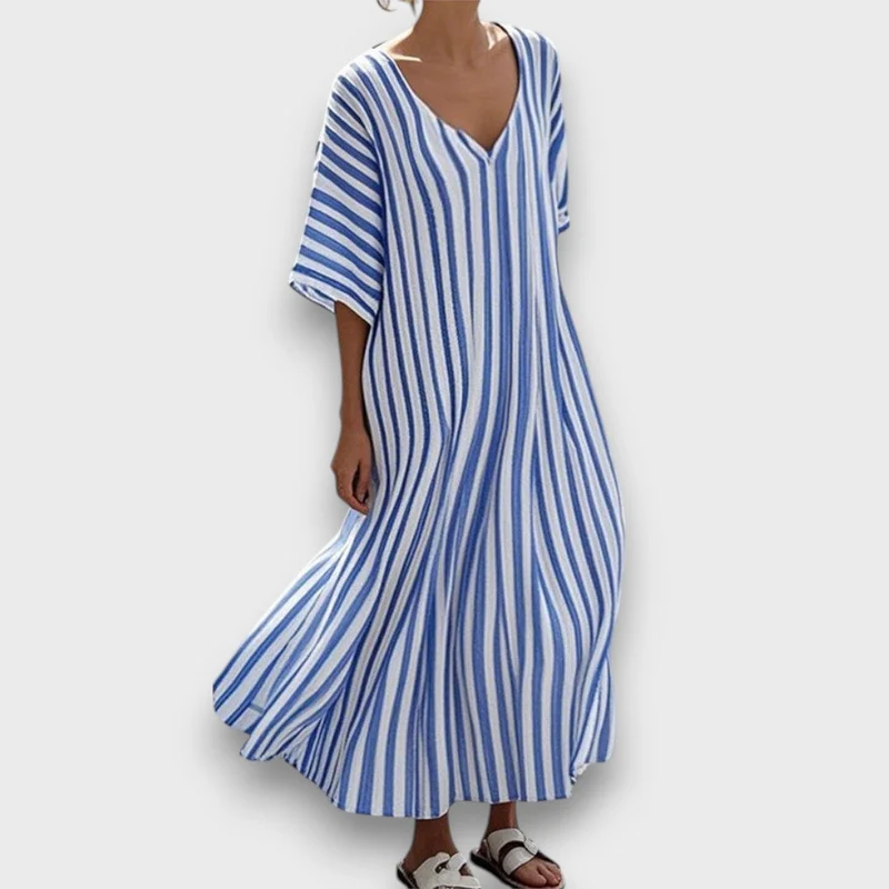 Linara – Lockeres Streifenkleid mit Urlaubsflair