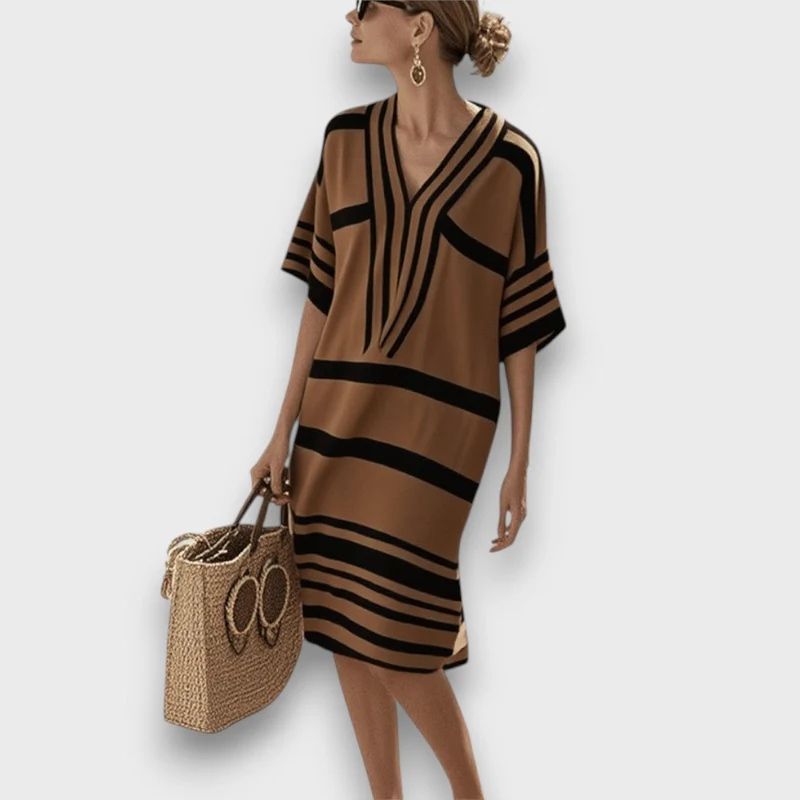 Calys – Lockeres Kaftankleid mit Strandcharme