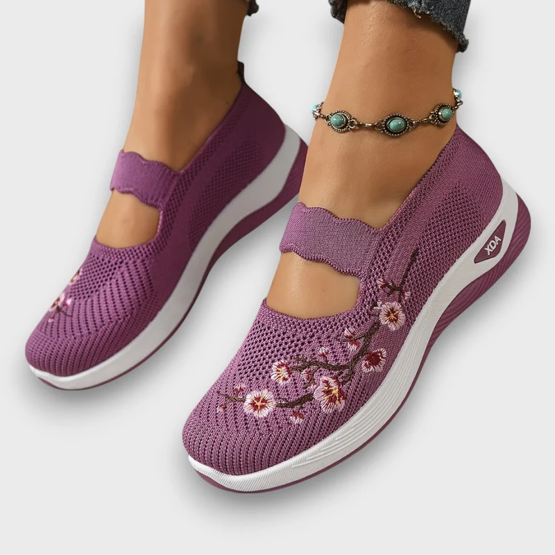 Averina – Femininer Komfort-Sneaker mit Stickerei