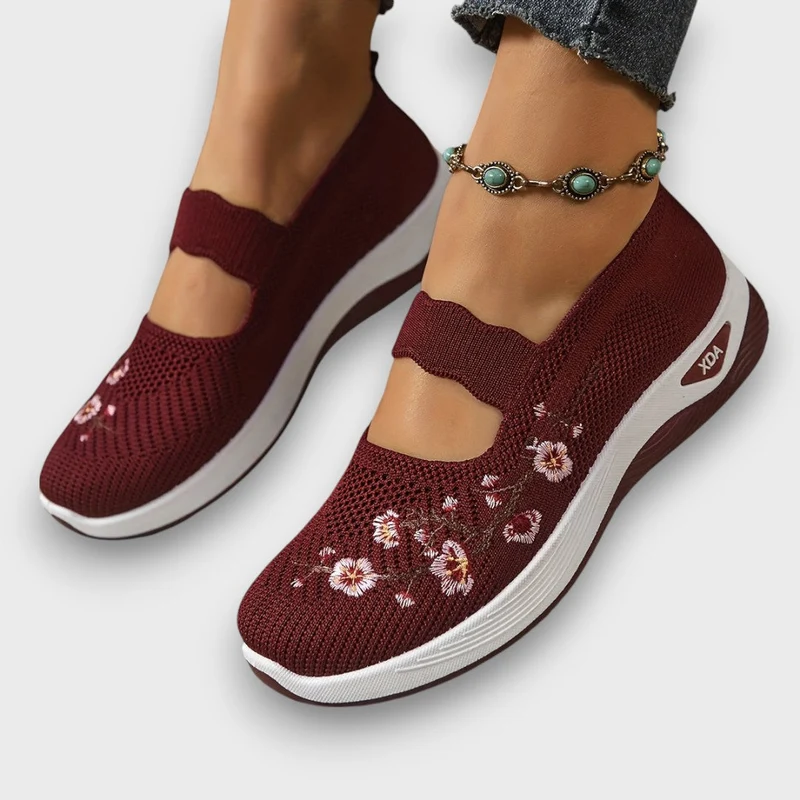 Averina – Femininer Komfort-Sneaker mit Stickerei