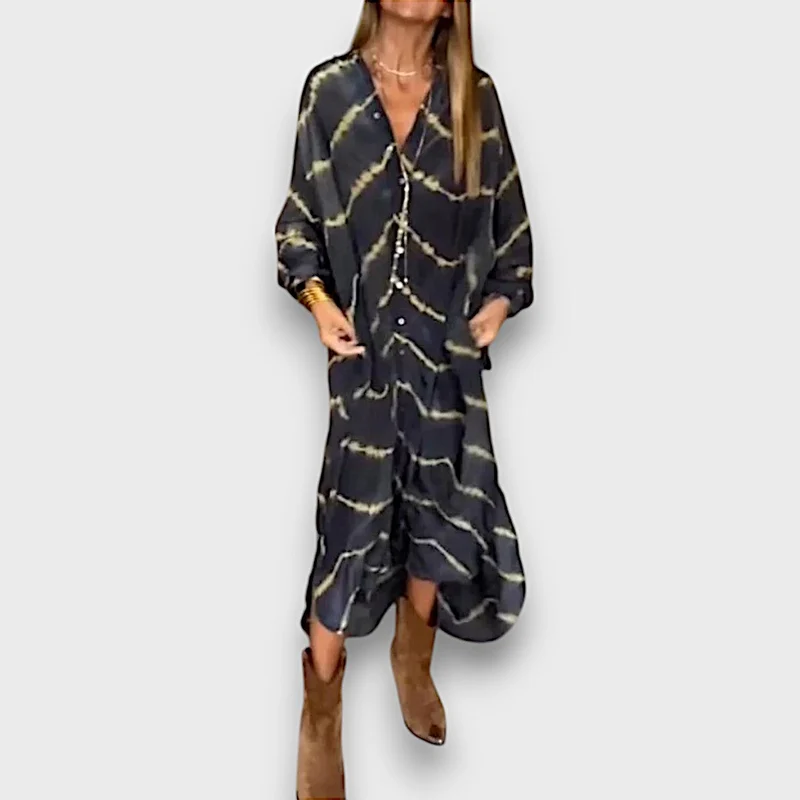 Mirari – Boho Maxikleid mit fließender Eleganz