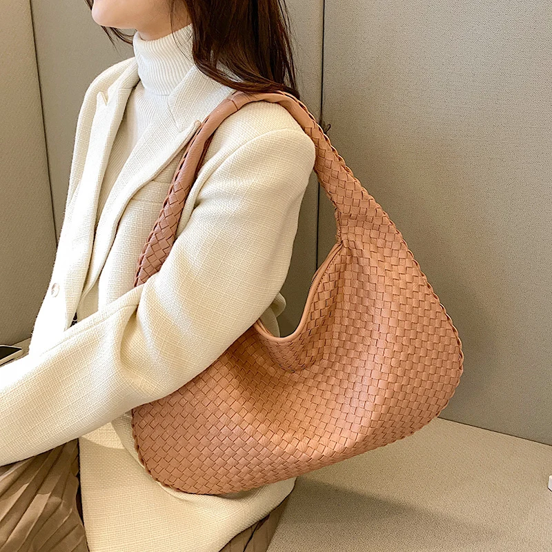 Geflochtene Handtasche Damen Mittelgroß