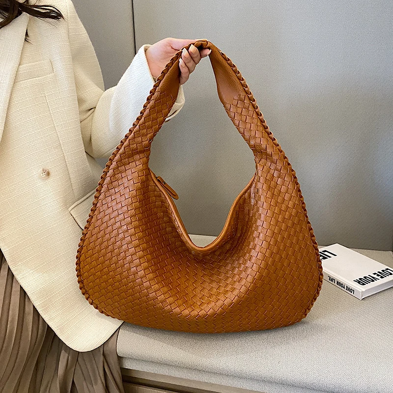 Geflochtene Handtasche Damen Mittelgroß