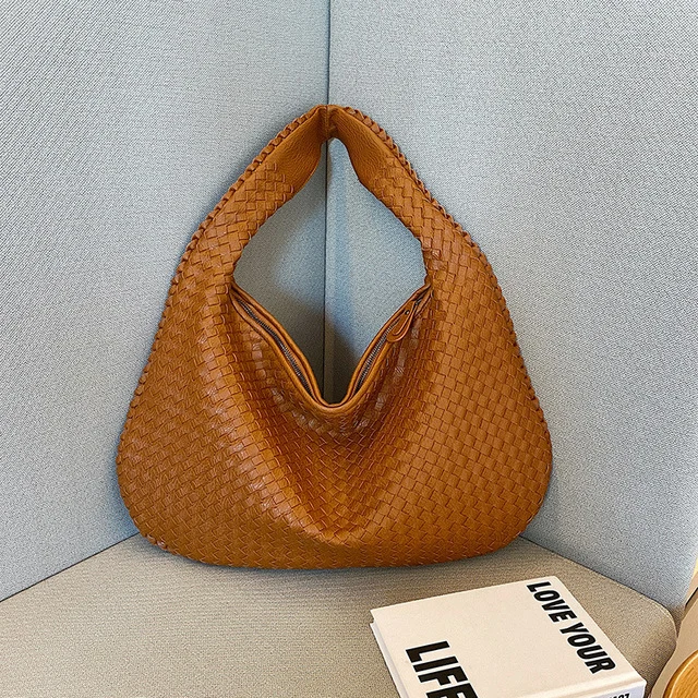 Geflochtene Handtasche Damen Mittelgroß