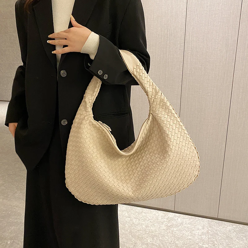 Geflochtene Handtasche Damen Mittelgroß