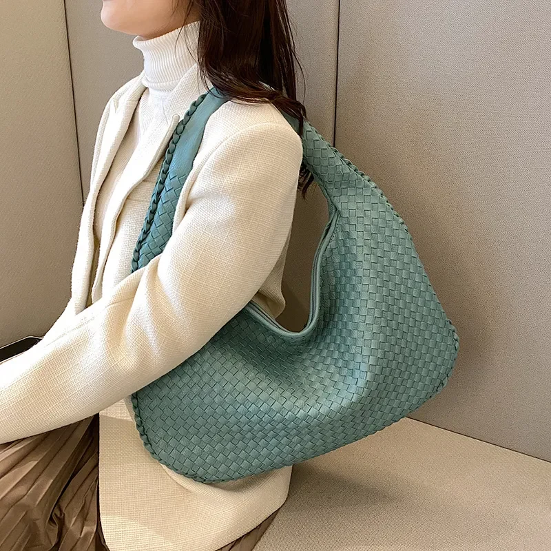 Geflochtene Handtasche Damen Mittelgroß