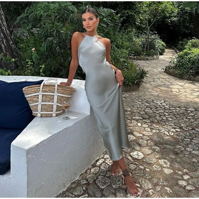 Damen Ärmelloses Trägerkleid