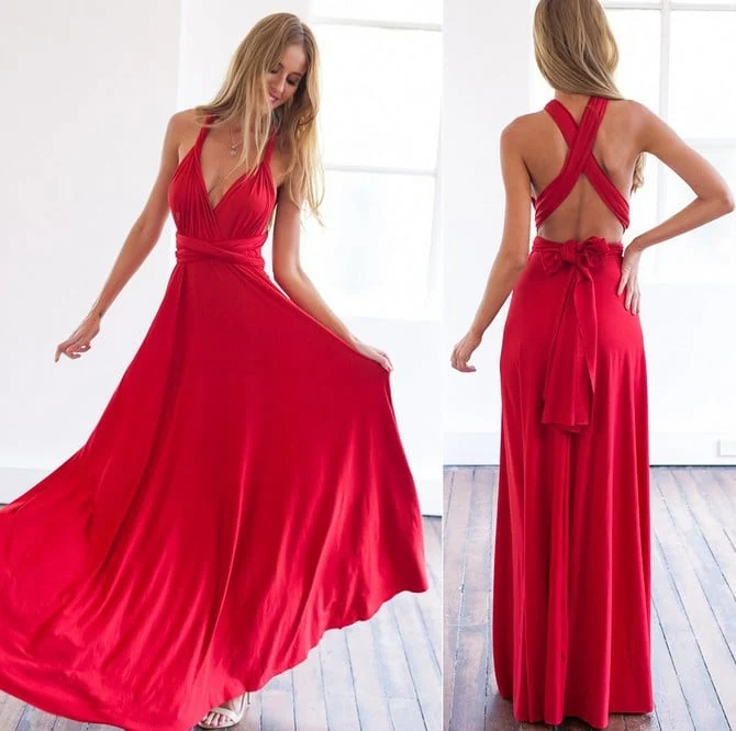 Sommerliches Unendlichkeit Kleid