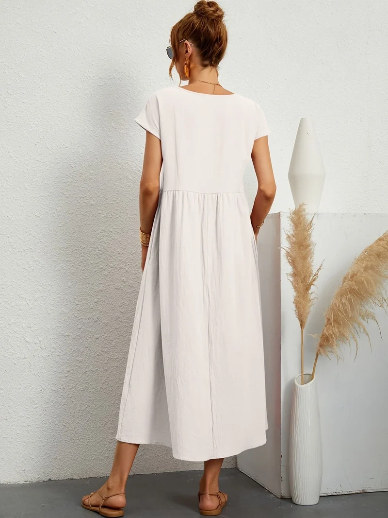 Kleid mit Rundhalsausschnitt