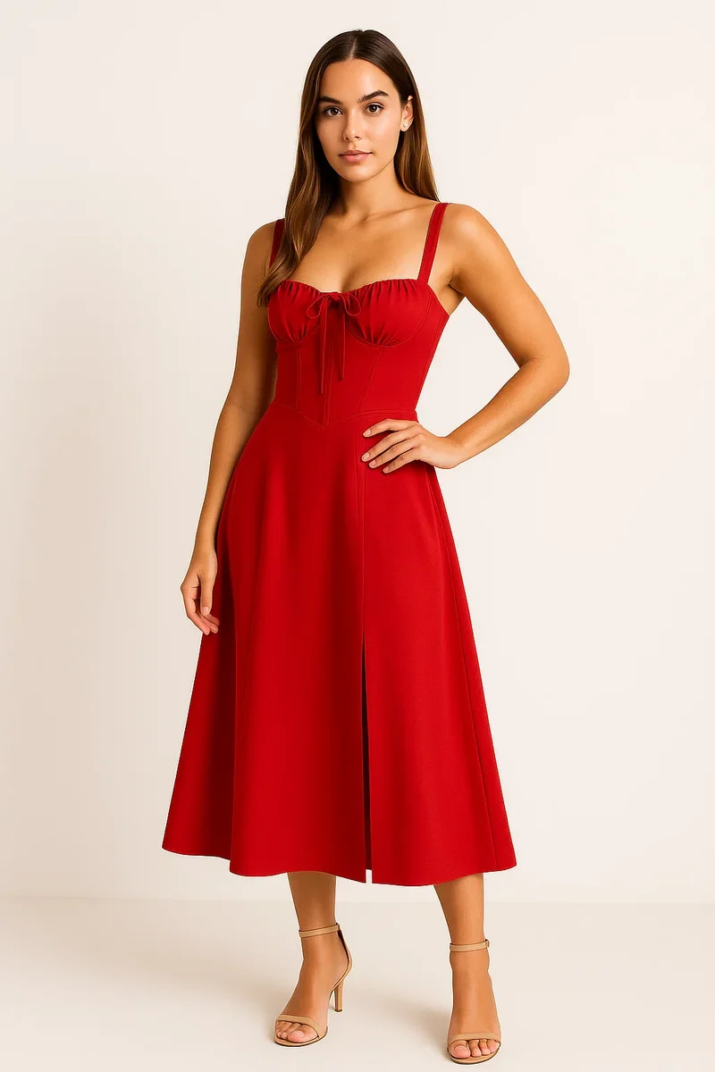 Taillenkleid Bustier Entwurf