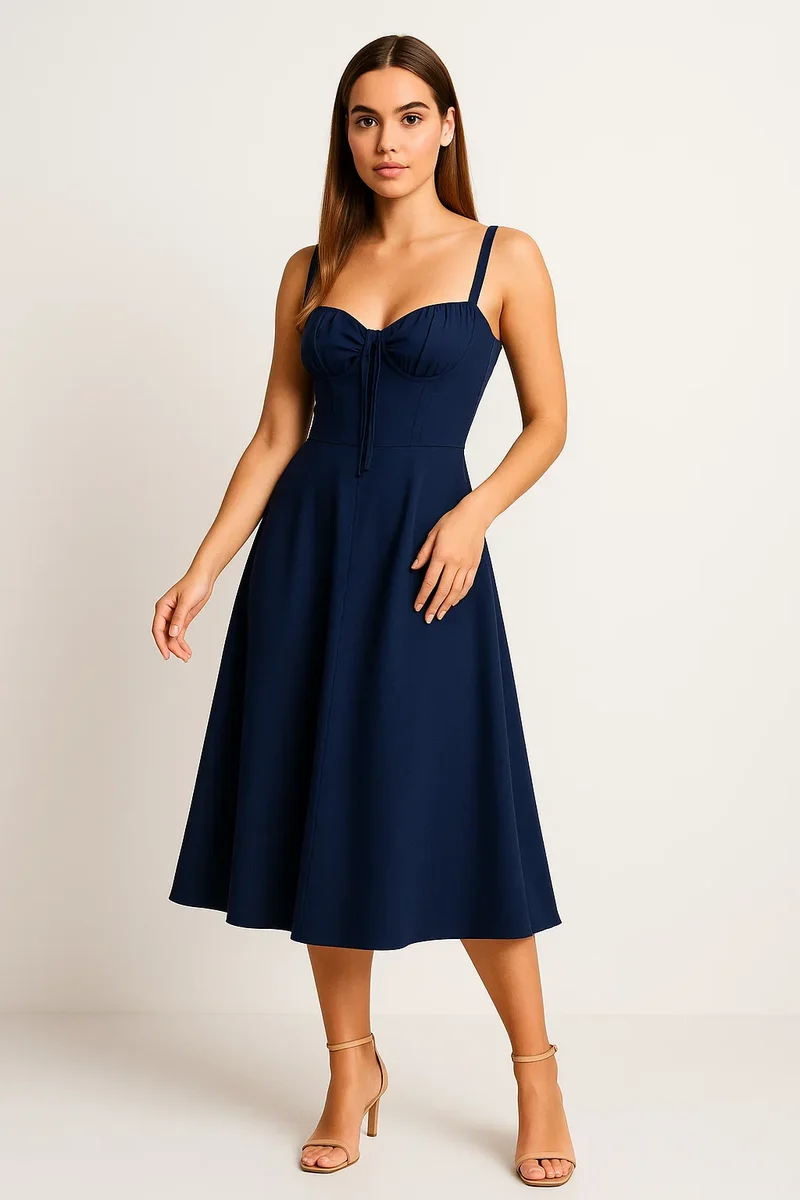 Taillenkleid Bustier Entwurf
