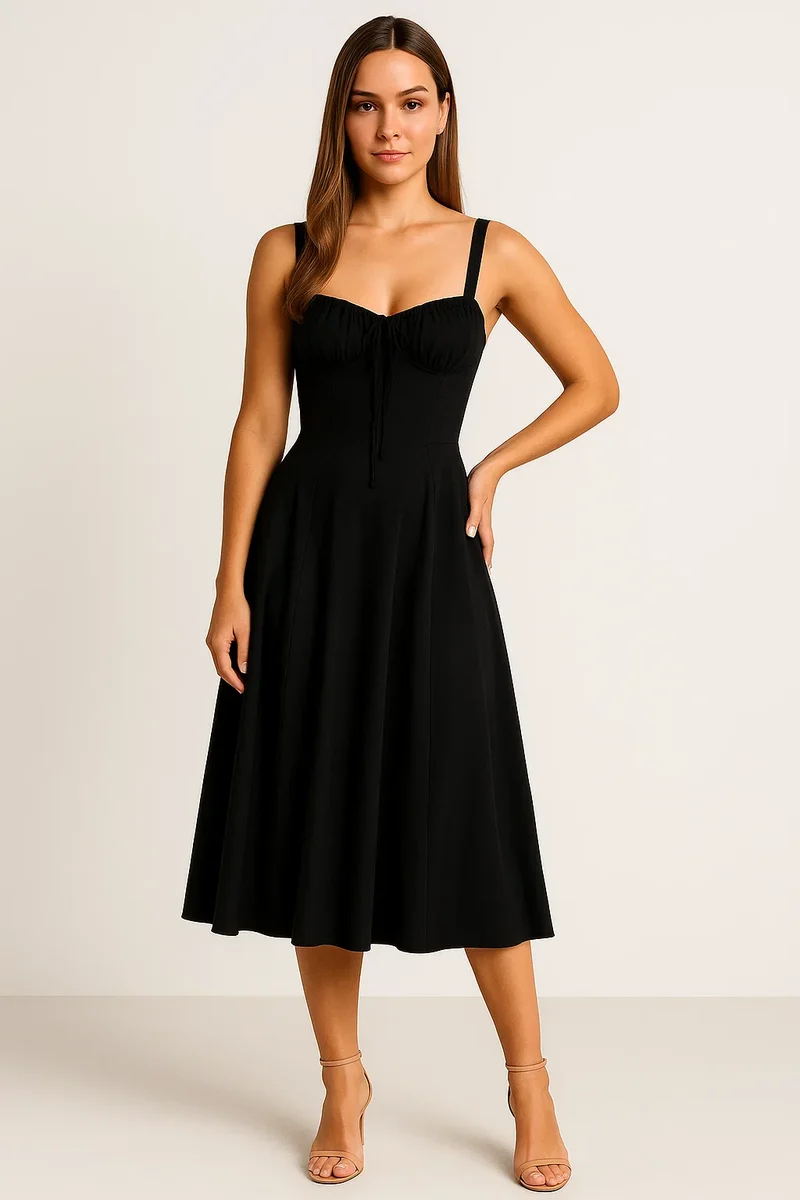 Taillenkleid Bustier Entwurf