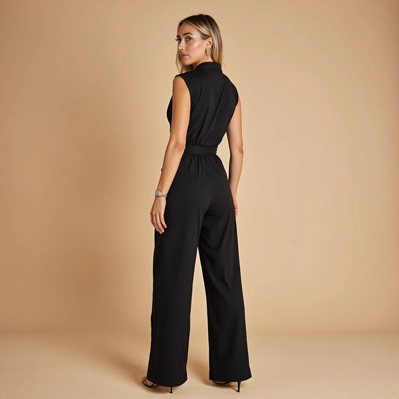 Eleganter ärmelloser Jumpsuit