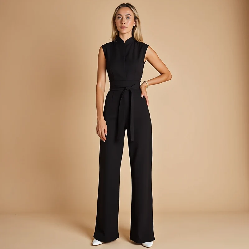 Eleganter ärmelloser Jumpsuit