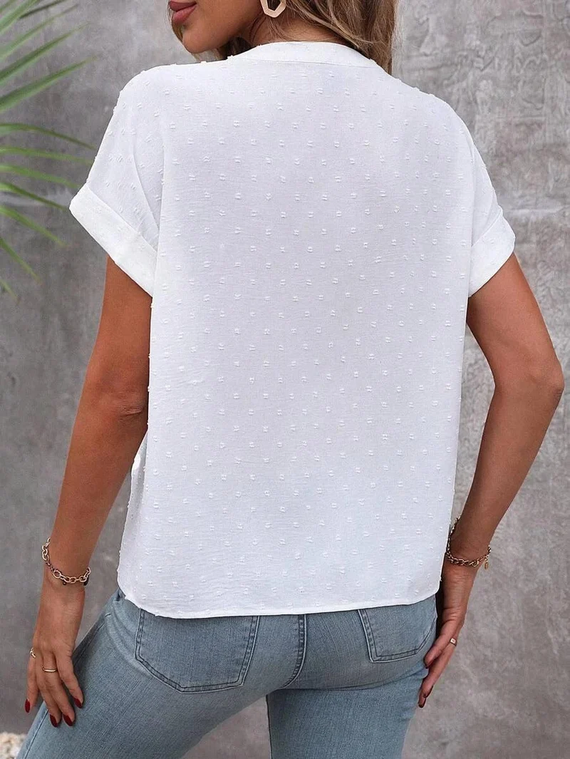 Leichte weiße Bluse