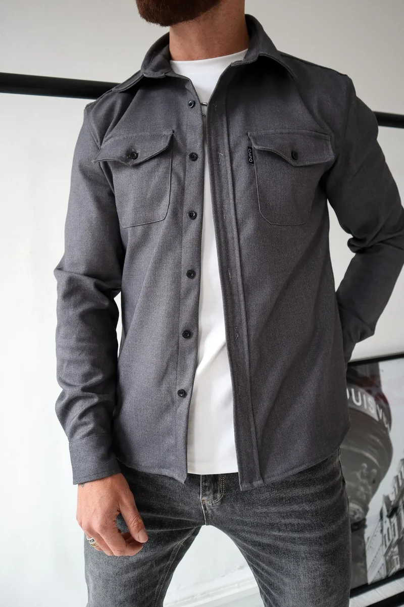 Moderne Herren-Hemdjacke
