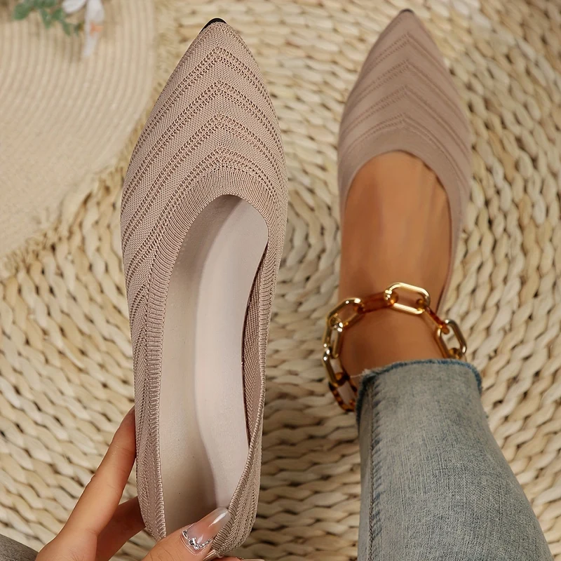 Bequeme flache Schuhe
