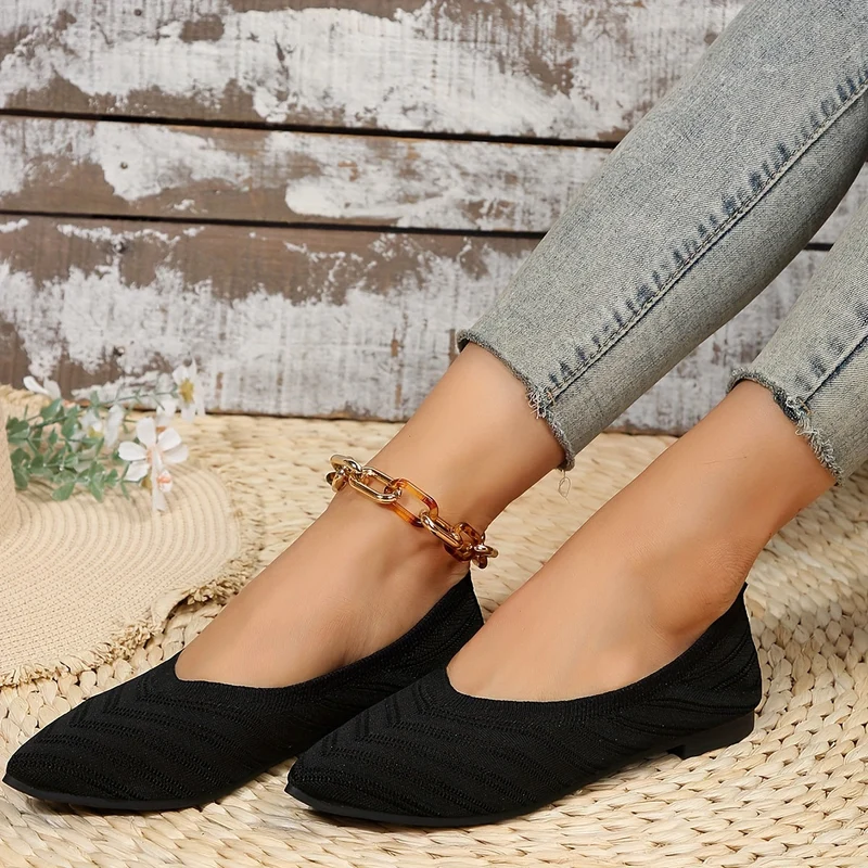 Bequeme flache Schuhe