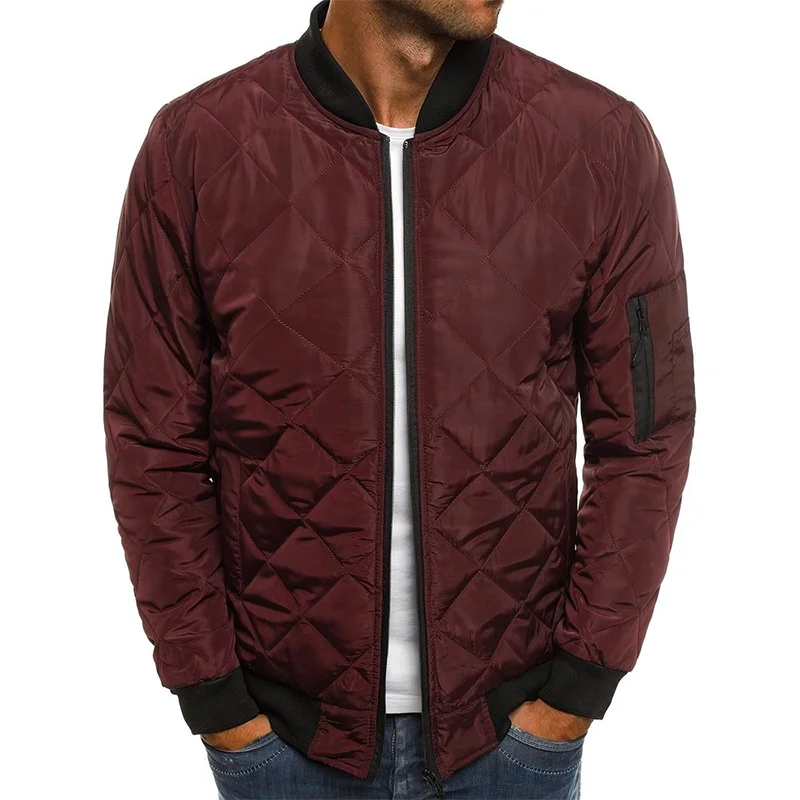Bequem Jacke mit Rautenmuster