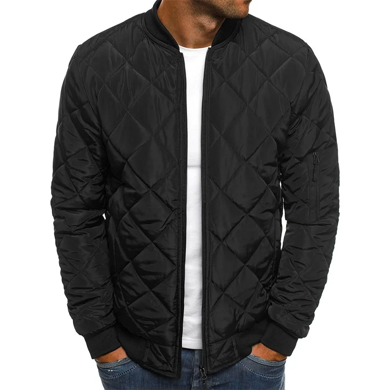 Bequem Jacke mit Rautenmuster