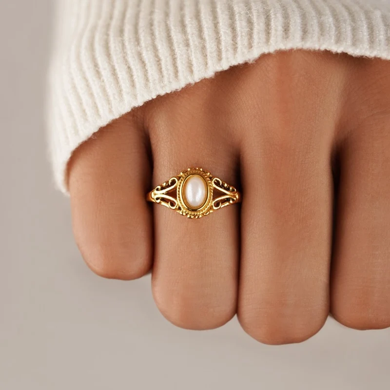 Royal - Vintage Perlenring