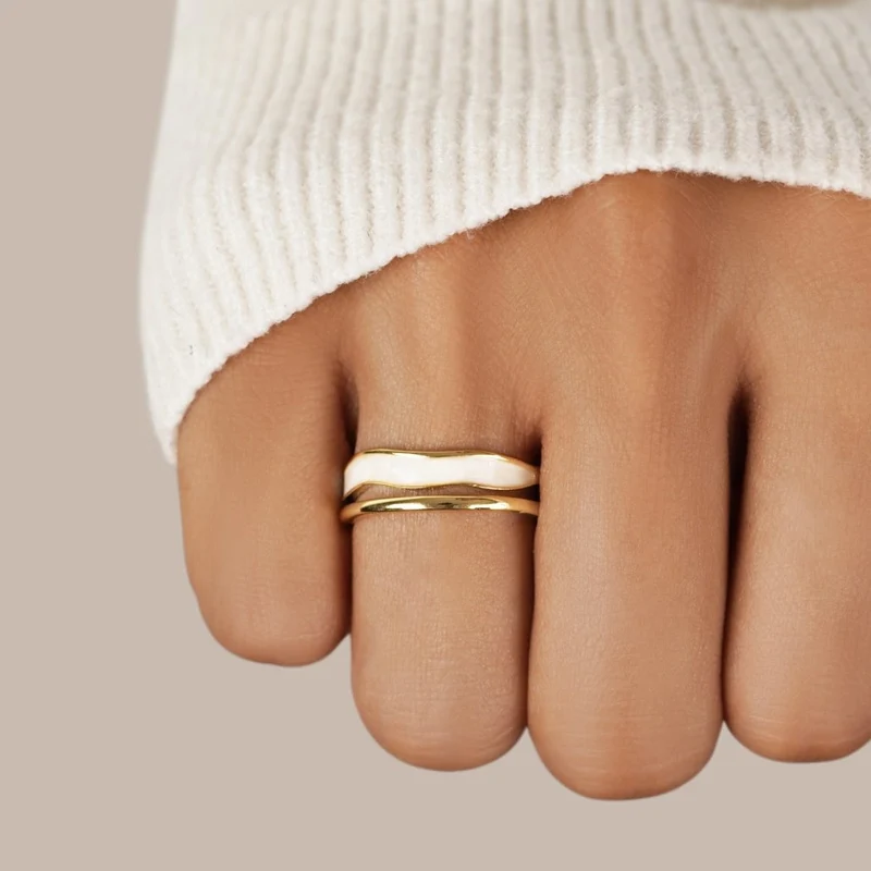 Hoffnung - Geschichteter Ring