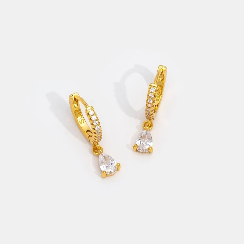 Premium-Kristall-Gold-Ohrringe