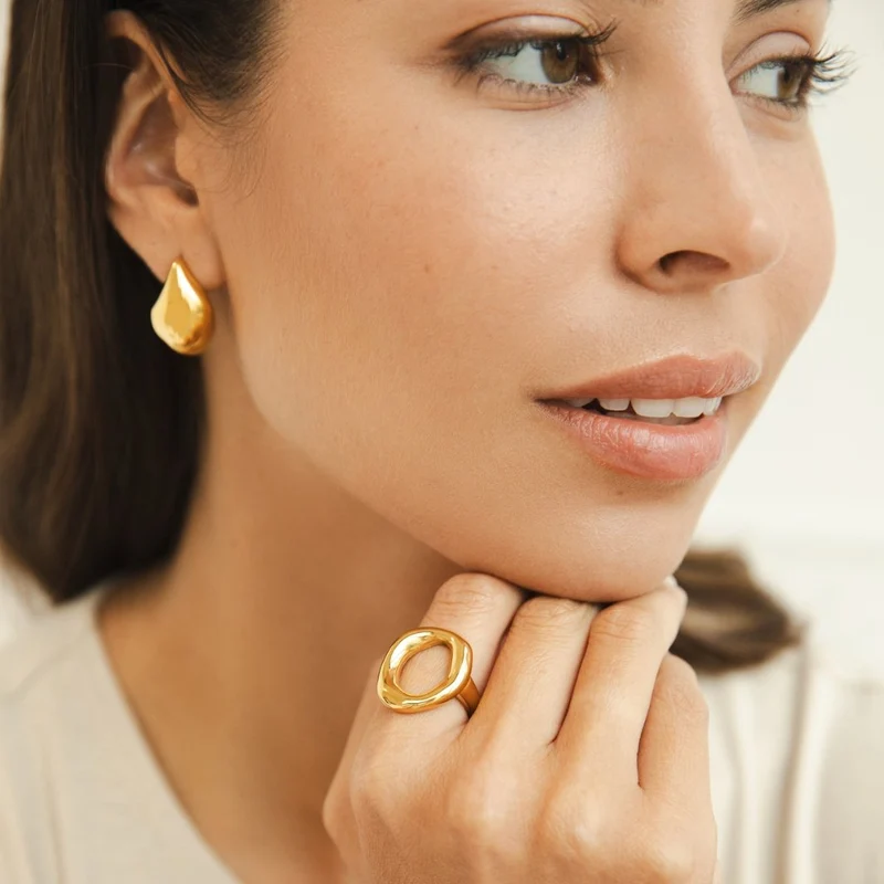 Vina Geschmolzener Goldring