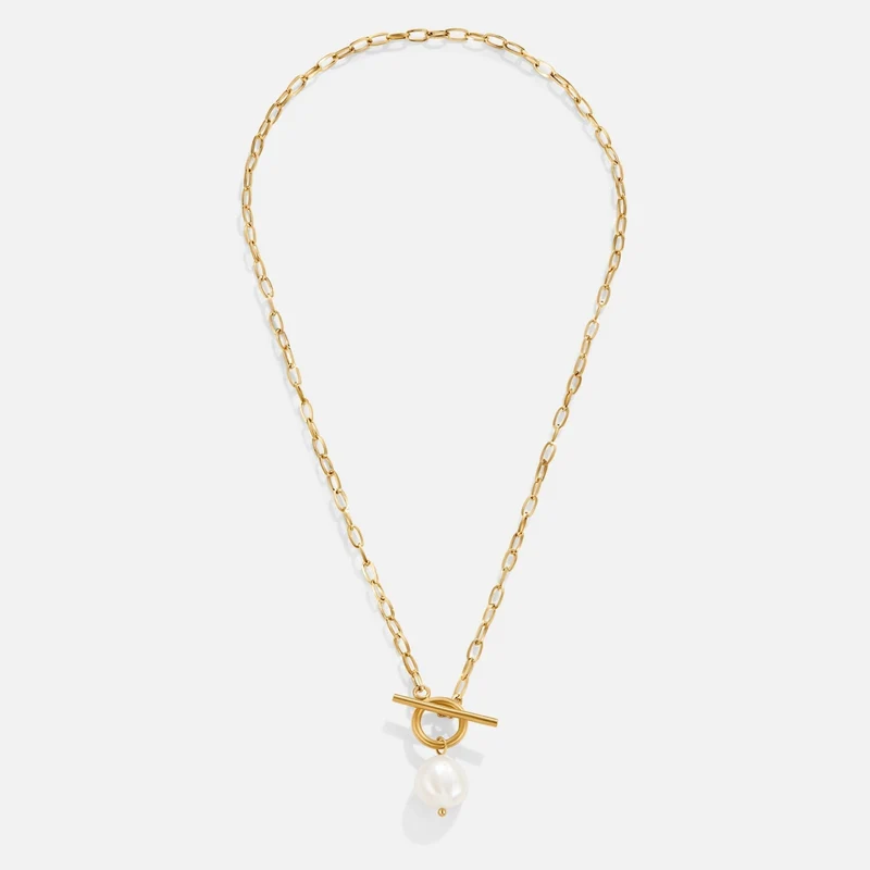 Eva Süßwasserperlen Goldkette