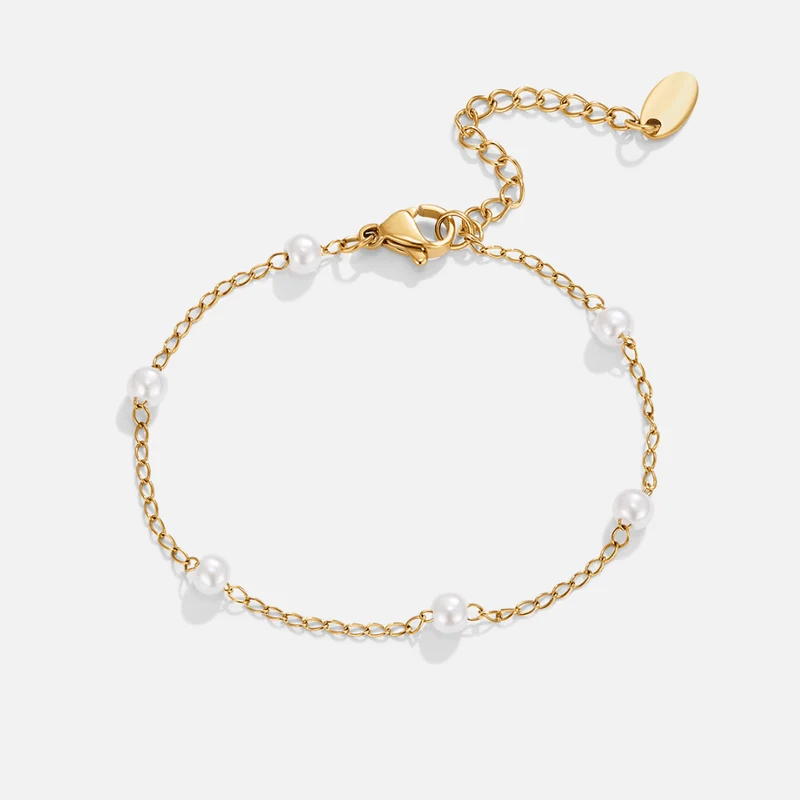 Nura Süßwasserperlenarmband