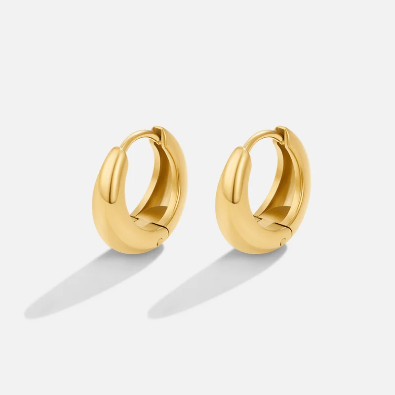 Audrey Gold Hoop Ohrringe