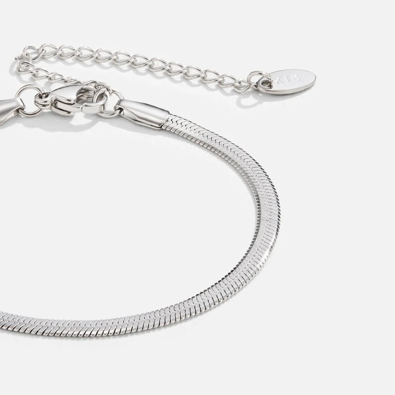 Sarya Snake Chain Silberarmband