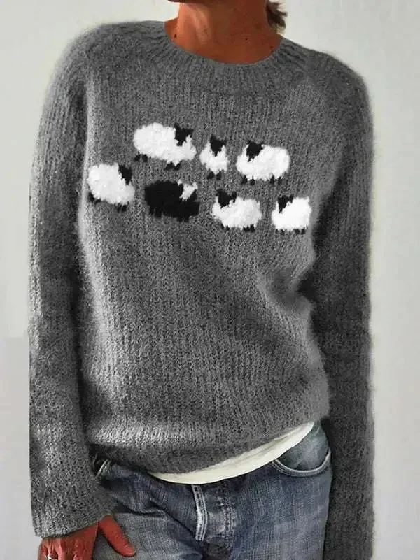 Izzel™ - Gemütlicher Fair Isle Pullover