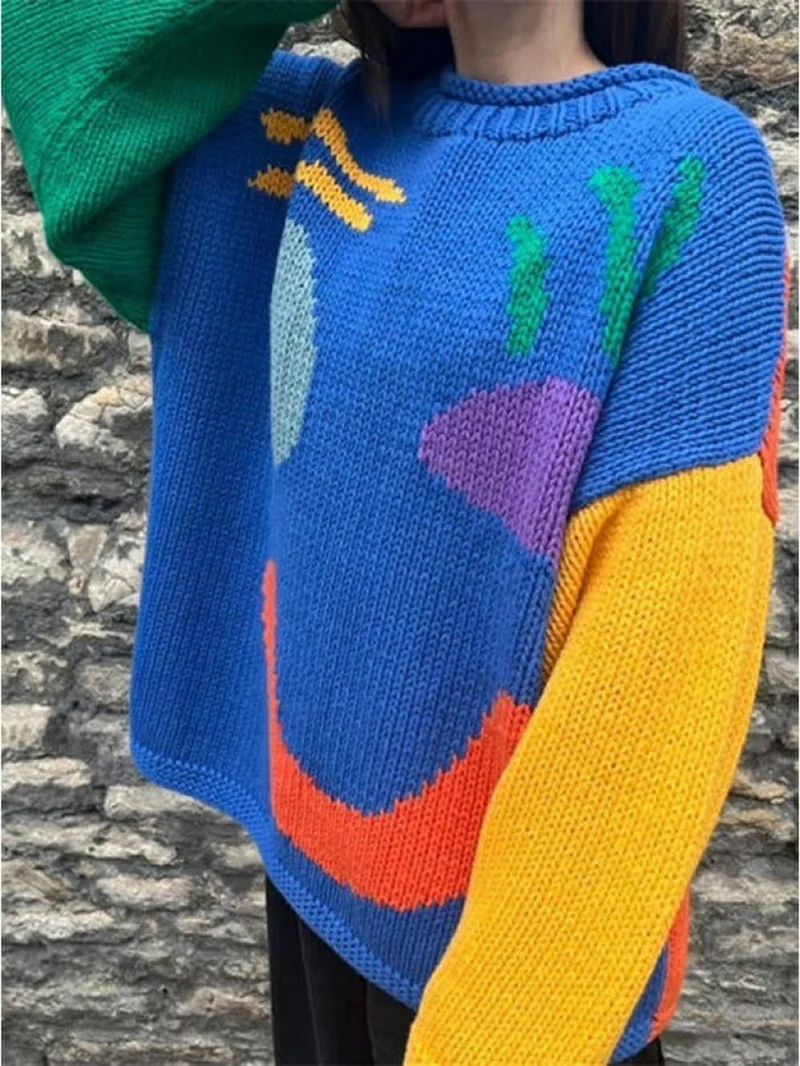 Fröhlicher Sonntag Wohlfühl-Strickpullover