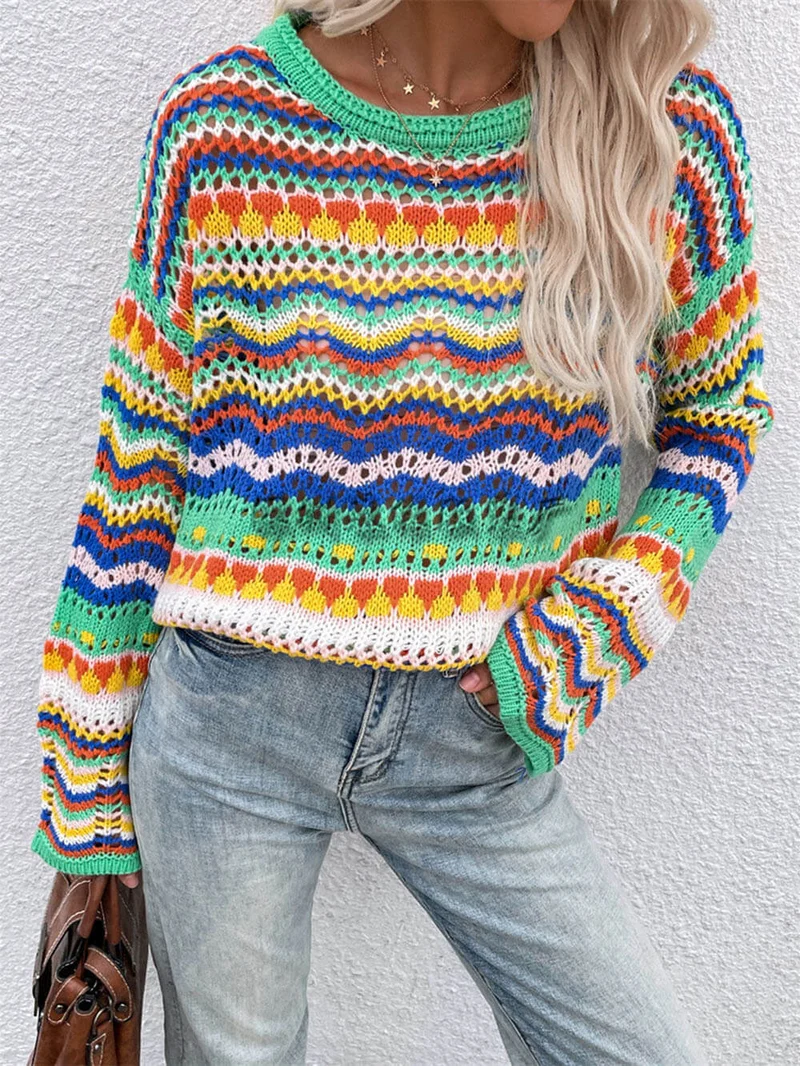 Langer Wochenendpullover