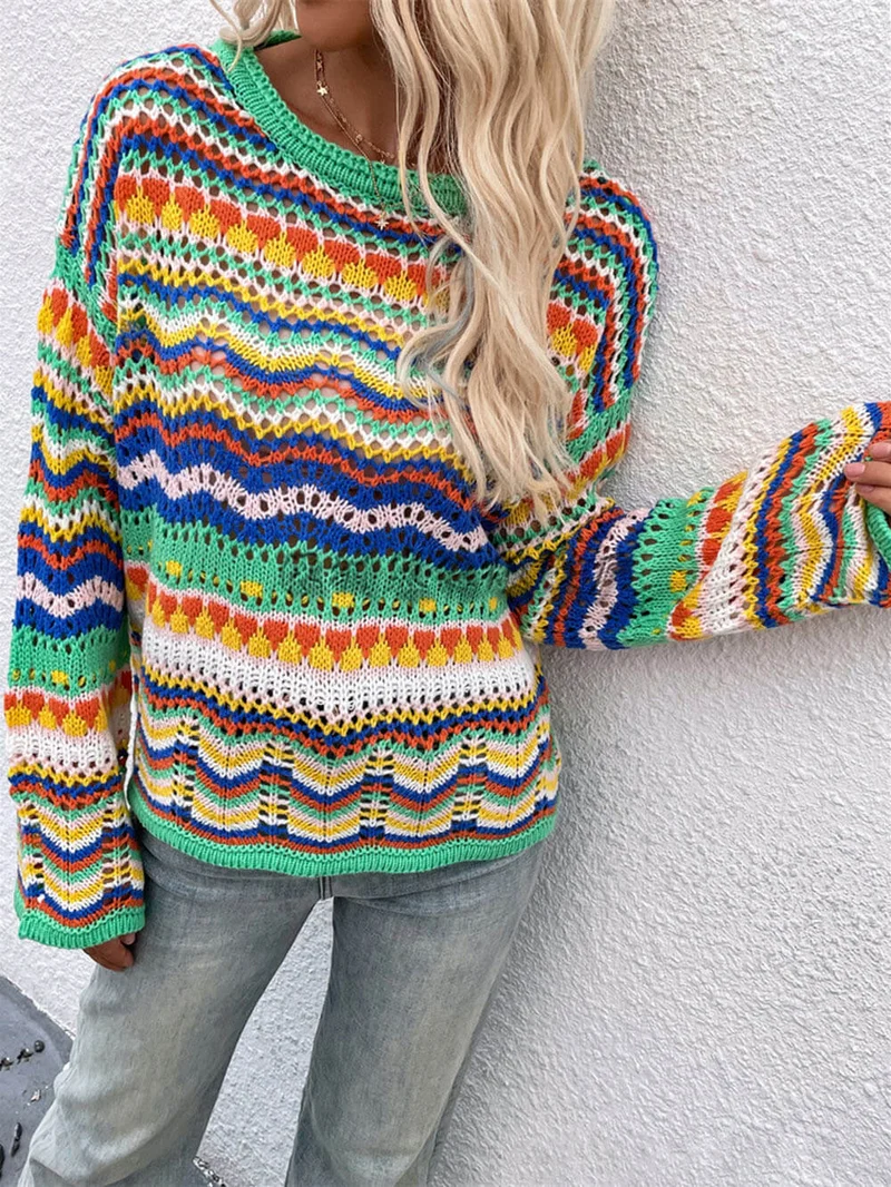 Langer Wochenendpullover