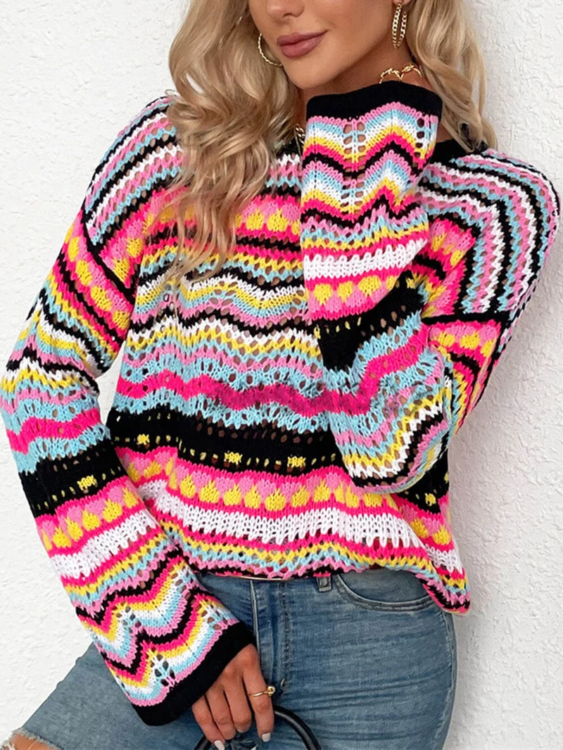 Langer Wochenendpullover